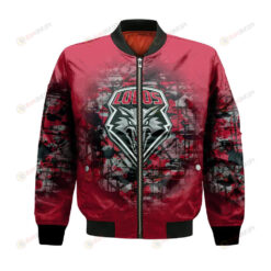 New Mexico Lobos Bomber Jacket 3D Printed Camouflage Vintage