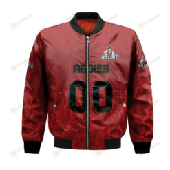 New Mexico State Aggies Bomber Jacket 3D Printed Team Logo Custom Text And Number