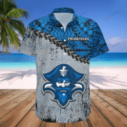 New Orleans Logo Privateers Short Sleeve??3D Printed Hawaiian Shirt