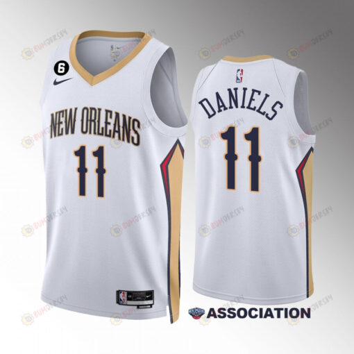 New Orleans Pelicans 2022-23 Dyson Daniels 11 Association Edition White Jersey Swingman