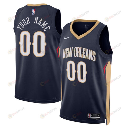 New Orleans Pelicans Custom 00 Men 2022/23 Swingman Jersey - Icon Edition