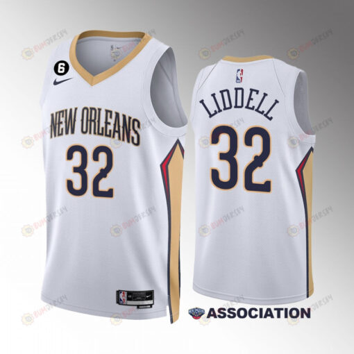 New Orleans Pelicans E.J. Liddell 32 Association Edition 2022-23 White Jersey Swingman