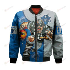 New Orleans Privateers Bomber Jacket 3D Printed Football