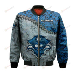 New Orleans Privateers Bomber Jacket 3D Printed Grunge Polynesian Tattoo