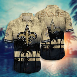 New Orleans Saints Coconut Tree ??3D Printed Hawaiian Shirt