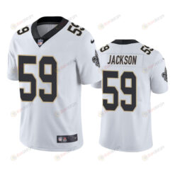 New Orleans Saints Jordan Jackson 59 White Vapor Limited Jersey - Men's