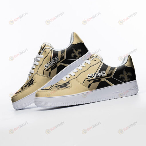 New Orleans Saints Logo Pattern Air Force 1 Printed