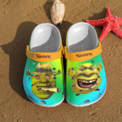 New Shrek Funny Face Crocs Crocband Clog Comfortable Shoes - AOP Clog