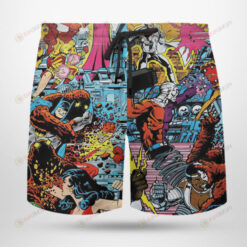 New Teen Titans Batman Outsiders Hawaiian Short Summer Shorts Men Shorts - Print Shorts