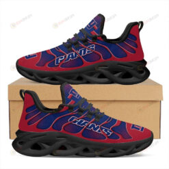 New York Giants 3D Max Soul Sneaker Shoes In Red Blue