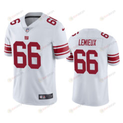 New York Giants 66 Shane Lemieux White Jersey