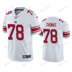 New York Giants Andrew Thomas 78 White Vapor Untouchable Limited Jersey