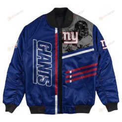 New York Giants Bomber Jacket 3D Printed Personalized Football For Fan