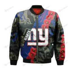New York Giants Bomber Jacket 3D Printed Sport Style Keep Go on