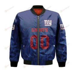 New York Giants Bomber Jacket 3D Printed Team Logo Custom Text And Number
