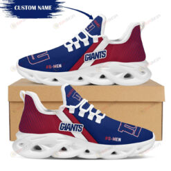 New York Giants G-Men Custom Name 3D Max Soul Sneaker Shoes