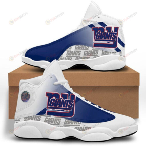 New York Giants Logo Pattern Air Jordan 13 Shoes Sneakers