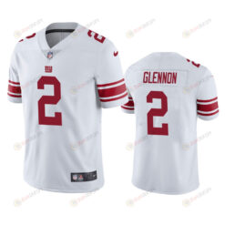 New York Giants Mike Glennon 2 White Vapor Limited Jersey