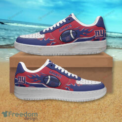 New York Giants Navy/Red Ball Air Force 1 Shoes Sneaker