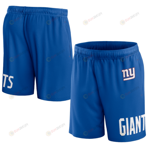 New York Giants Team Royal Clincher Shorts - Men