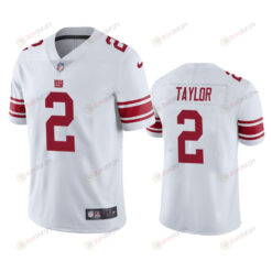 New York Giants Tyrod Taylor 2 White Vapor Limited Jersey - Men's