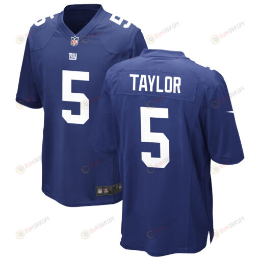 New York Giants Tyrod Taylor 5 Game Jersey - Royal Jersey