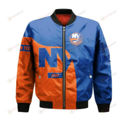 New York Islanders Bomber Jacket 3D Printed Curve Style Custom Text And Number