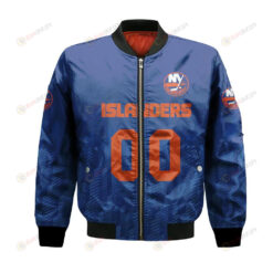 New York Islanders Bomber Jacket 3D Printed Team Logo Custom Text And Number