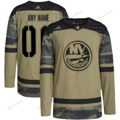 New York Islanders Military Appreciation Team Custom Practice Jersey - Camo