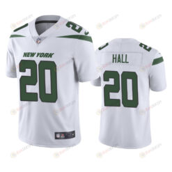 New York Jets Breece Hall 20 White Vapor Limited Jersey