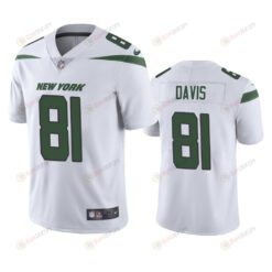 New York Jets Corey Davis 81 White Vapor Limited Jersey
