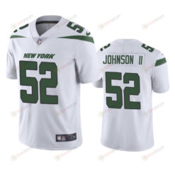 New York Jets Jermaine Johnson II 52 White Vapor Limited Jersey - Men's