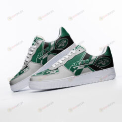 New York Jets Logo Pattern Air Force 1 Printed In Green