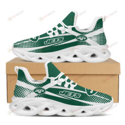 New York Jets Logo Polka Dot Pattern 3D Max Soul Sneaker Shoes