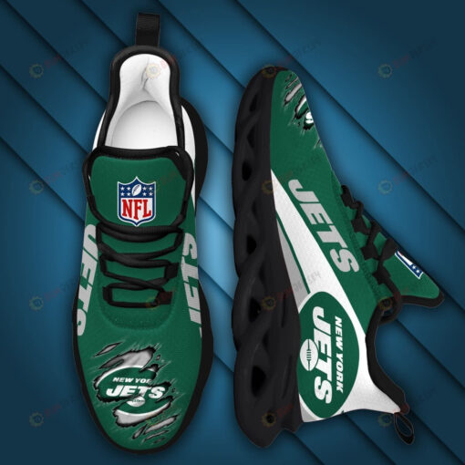 New York Jets Logo Unique Pattern 3D Max Soul Sneaker Shoes