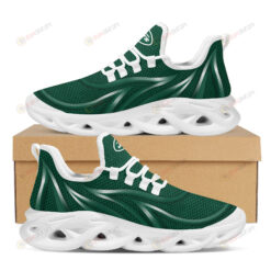 New York Jets Neon Flames Design Pattern 3D Max Soul Sneaker Shoes