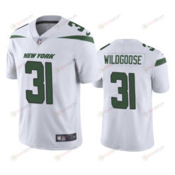New York Jets Rachad Wildgoose 31 White Vapor Limited Jersey - Men's