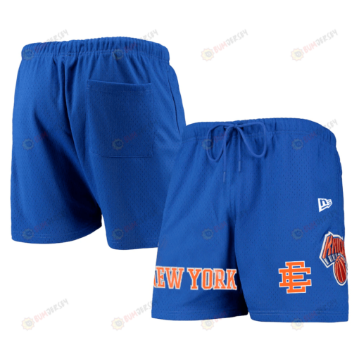 New York Knicks Team Royal Mesh Capsule Shorts - Men