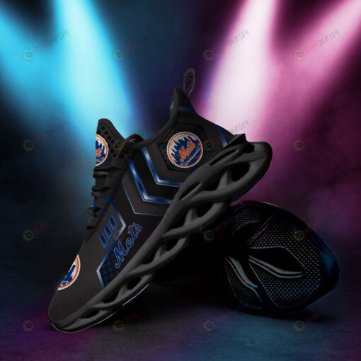 New York Mets Blue Stripe 3D Max Soul Sneaker Shoes