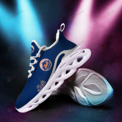 New York Mets Logo Pattern 3D Max Soul Sneaker Shoes In Blue