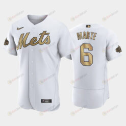 New York Mets Starling Marte 6 2022-23 All-Star Game White Jersey