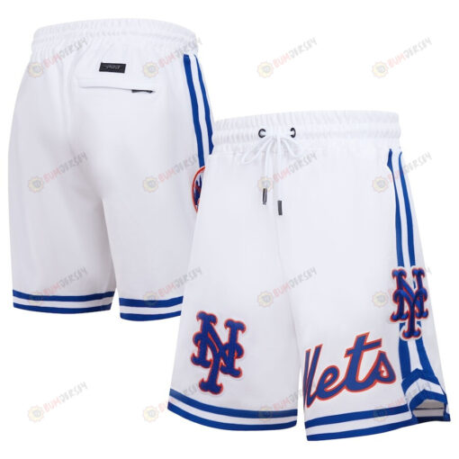 New York Mets Team Logo Shorts - White