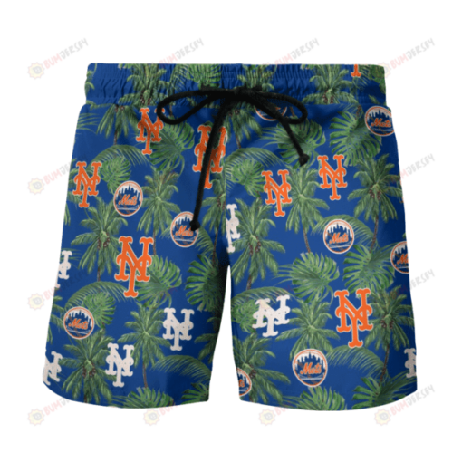 New York Mets Tropical Hawaiian Short Summer Shorts Men Shorts - Print Shorts