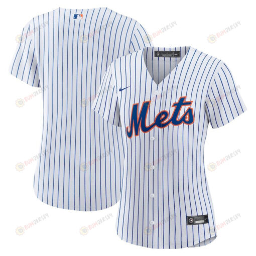 New York Mets Women's Home Blank Jersey - White