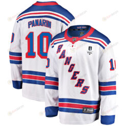 New York Rangers Artemi Panarin 10 Away 2022 Stanley Cup Final Breakaway Men Jersey - White
