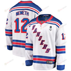 New York Rangers Patrik Nemeth 12 Away 2022 Stanley Cup Final Breakaway Men Jersey - White