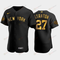 New York Yankees 2022-23 All-Star Game Giancarlo Stanton 27 Black Jersey