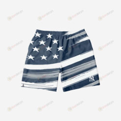 New York Yankees Americana Hawaiian Men Shorts Swim Trunks - Print Shorts