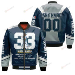 New York Yankees Hall Of Fame Larry Walker Custom Number Name For Yankees Fans Bomber Jacket 3D Printed