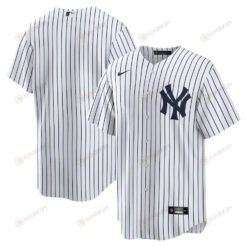 New York Yankees Home Blank Men Jersey - White